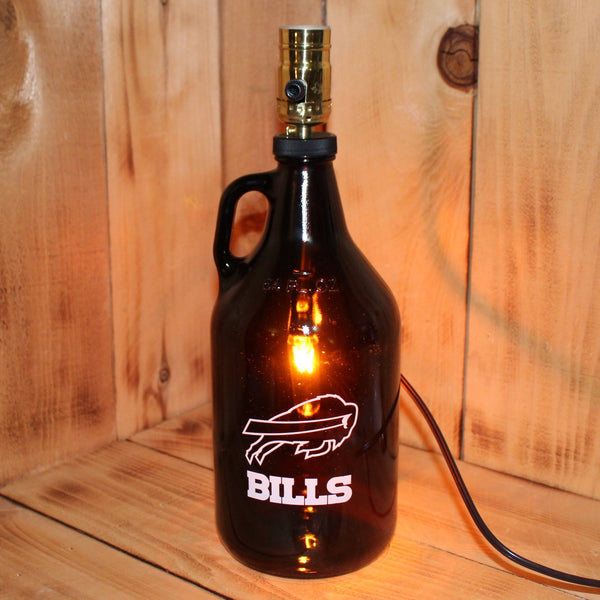 Buffalo Bills Football Beer Growler Lamp with Night Light