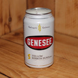 Hand Poured Soy Candle in Handmade Upcycled Genesse Beer Can