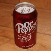 Hand Poured Soy Candle in Handmade Upcycled Dr. Pepper Soda Can