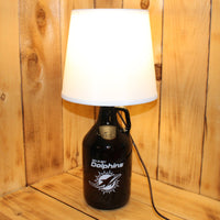 Miami Dolphins Football Beer Growler Lamp with Night Light with shade