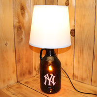 New York Yankees Baseball Beer Growler Lamp with Night Light with shade