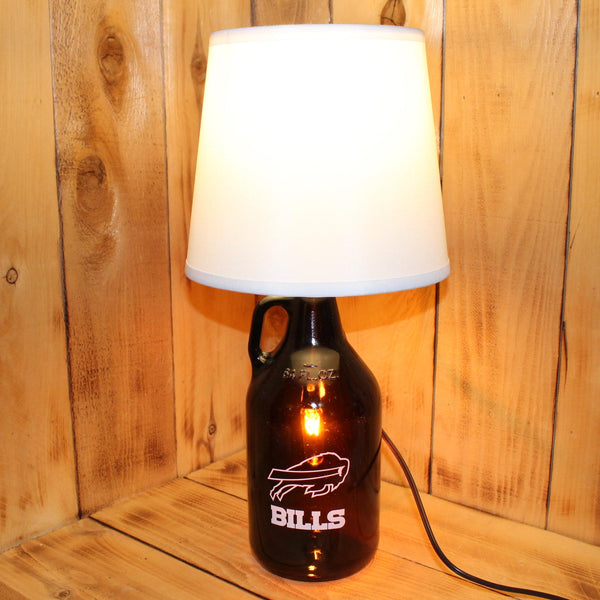 Buffalo Bills Football Beer Growler Lamp with Night Light with shade