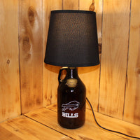Buffalo Bills Football Beer Growler Lamp with Night Light with shade
