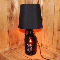 Boston Red Sox Baseball Beer Growler Lamp with Night Light with shade