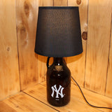 New York Yankees Baseball Beer Growler Lamp with Night Light with shade