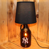 New York Yankees Baseball Beer Growler Lamp with Night Light with shade