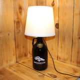 Denver Broncos Football Beer Growler Lamp with Night Light with shade