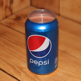 Hand Poured Soy Candle in Handmade Upcycled Pepsi Cola Soda Can