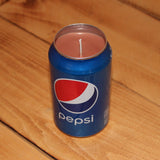 Hand Poured Soy Candle in Handmade Upcycled Pepsi Cola Soda Can
