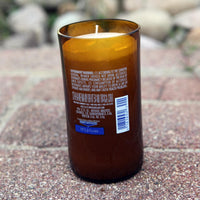 Scented Soy Candle made from a repurposed Bud Light Beer Bottle