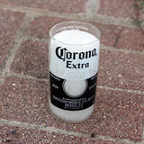 Man Cave Scented Soy Candle made from a repurposed upcycled Corona Beer Bottle