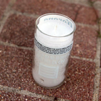 Man Cave Scented Soy Candle made from a repurposed upcycled Corona Beer Bottle