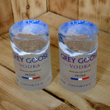 Upcycled Grey Goose Glasses/Tumblers made from repurposed vodka bottles