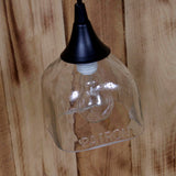 Upcycled Tequila Bottle Light Bar made from repurposed Patron Tequila Bottles for the kitchen or bar