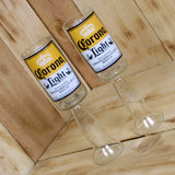 Upcycled Corona Light Beer Redneck Wine Glass Chalice
