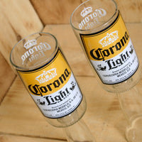 Upcycled Corona Light Beer Redneck Wine Glass Chalice